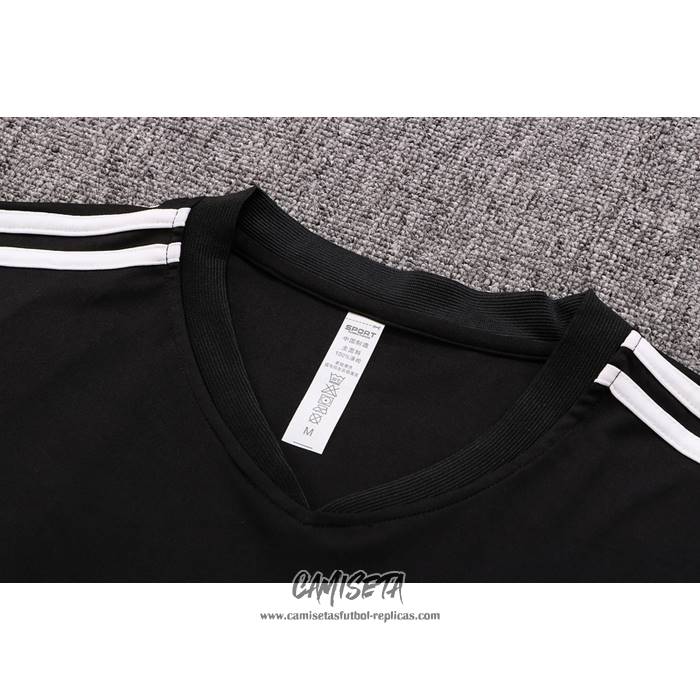 Chandal del Real Madrid 2022-2023 Manga Corta Negro y Purpura